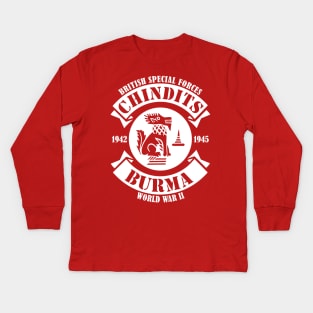 British Special Forces - Chindits Kids Long Sleeve T-Shirt